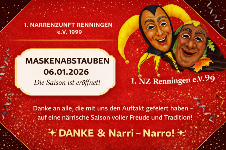 Maskenabstauben 2026